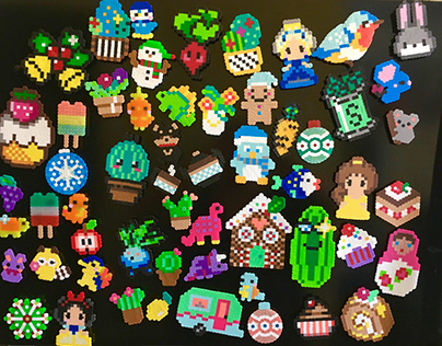 Pixel Art/ Perler bead Creations