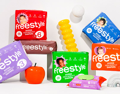 FREESTYLE BABY RANDING PACKAGING DESIGN