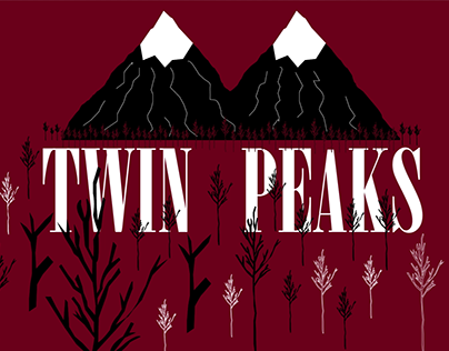 Twin Peaks illustration intro