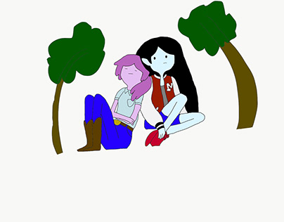 Princess bubblegum & Marceline