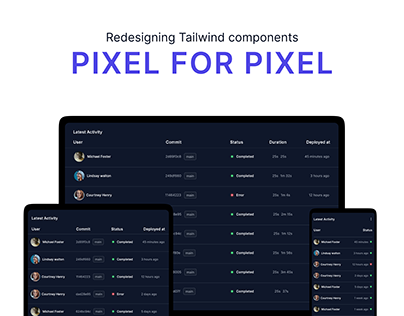 Designing Tailwind Components, Pixel for Pixel