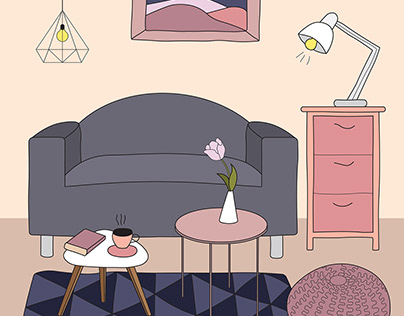 Sweet Home Illustration