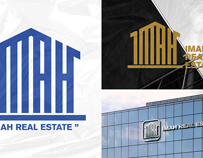 Real estate, construction brand identity logo design