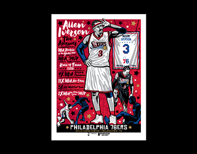 Philadelphia 76ers Allen Iverson Poster