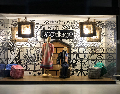 Window Display- Inspired by Doodlage