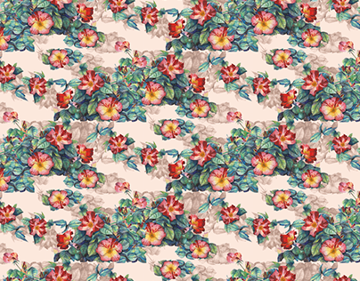 Watercolor Roses pattern