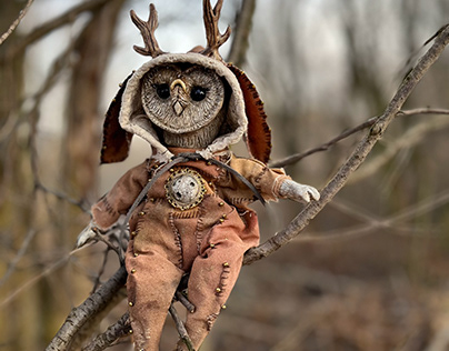 Ooak doll Owl
