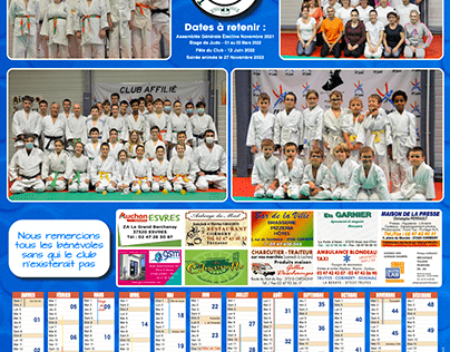 calendrier judo