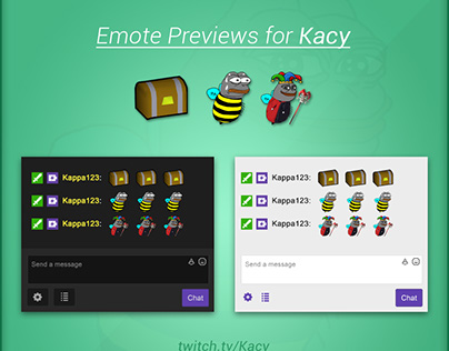 Twitch Emote Design | Kacy