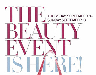Neiman Marcus, Beauty Event Mailers