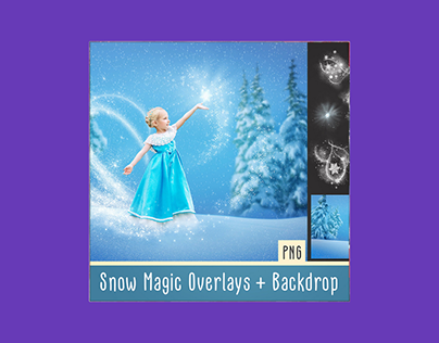 Snow Overlays: 27 Snow Magic Overlays PNG