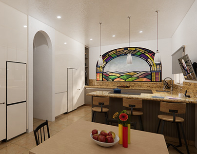 Mexican Transitional Kitchen