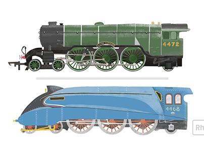Famous Steam Locomotives, British Railways.