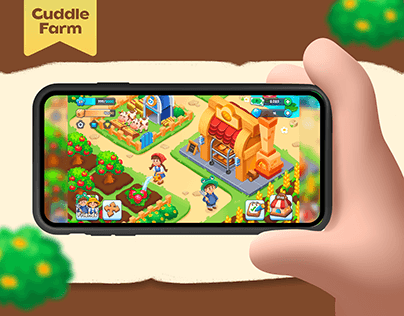 Cuddle Farm App - Game Mobile UI Design