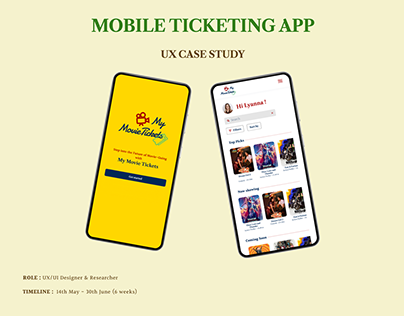 Design a mobile ticketing app for movie theatres