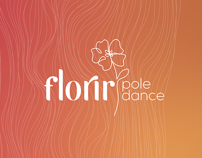 Florir Pole Dance - Identidade visual