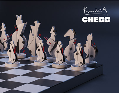 "Kandinsky" chess concept design