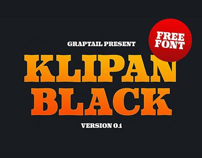 KLIPAN BLACK - 100% FREE FONT