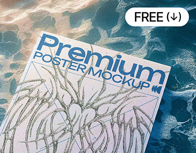 Free Premium Poster Mockup Mini Collection — Vol. 1