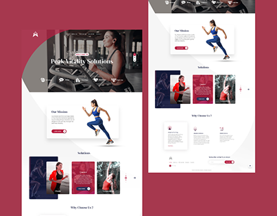 Wellness Industry landing page