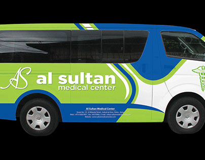 vehicle branding al sultan hospital