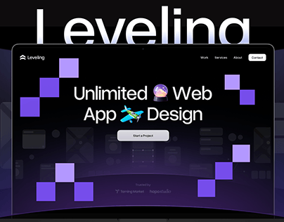 Project thumbnail - Leveling Agency - Creative Web, App Design