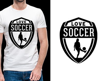 Soccer logo tshirt design