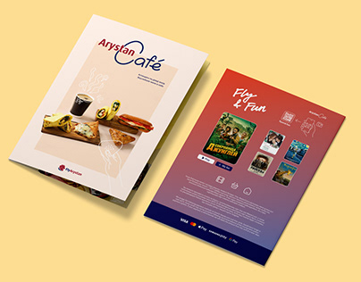 FlyArystan onboard menu + brochure