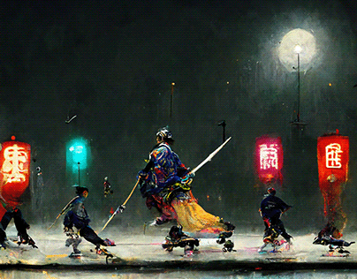 -Skater Samurais v3- "/Imagine" Series