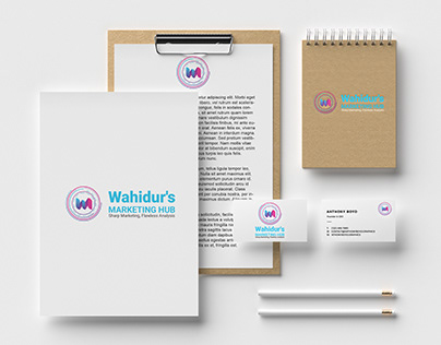 Project thumbnail - Wahidur's Marketing Hub Logo Design