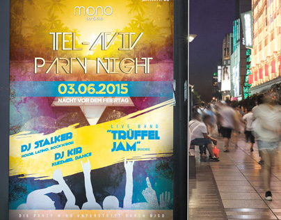 Flyer & Poster // Tel-Aviv Party Night vol.9 //