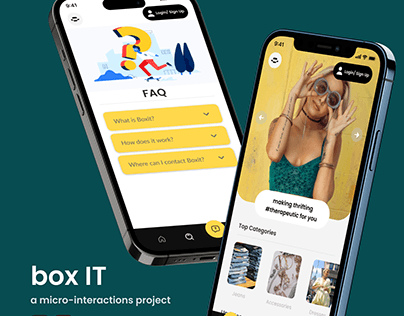 boxIT - a micro-interactions exploration