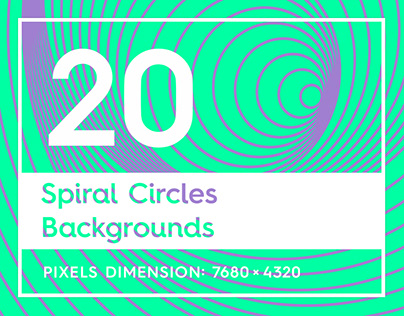 20 Spiral Circles Backgrounds ~ DOWNLOAD