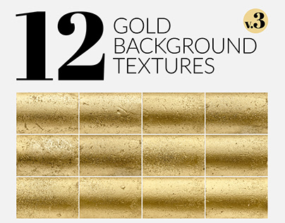 12 Gold Background Textures v3