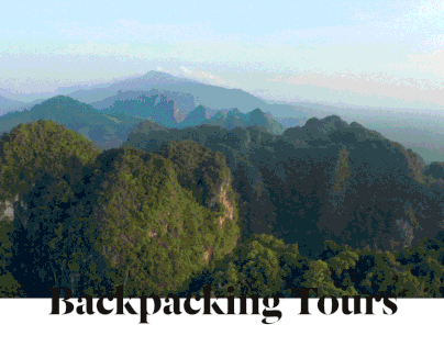 Backpacking Tours Brand & Tour Booking Website