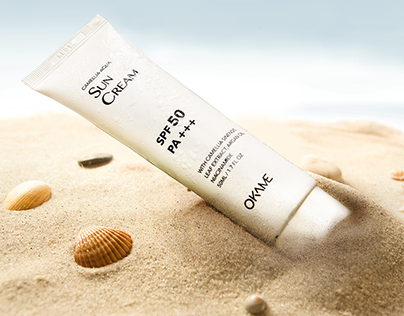 Okame Sun Cream Packaging