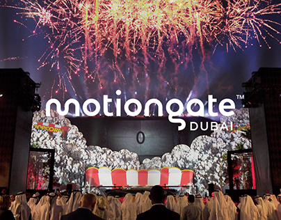 Motiongate Dubai Opening Projections Mapping