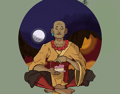 O monge e o bolo
