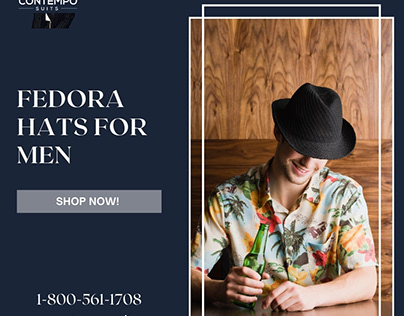 Stylish Statements: Fedora Hats for Men