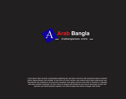 Arab Bangla online news Logo Design