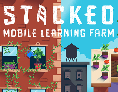 Stacked Mobile Learning Farm