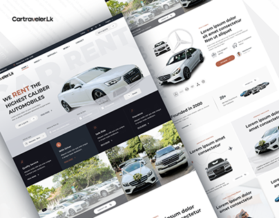 Car Rent Website UI/UX Design