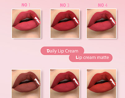 Sexy lips with lip cream mukka