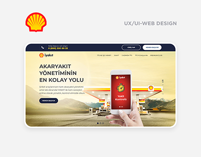 Shell iYakıt Web Design - UX/UI