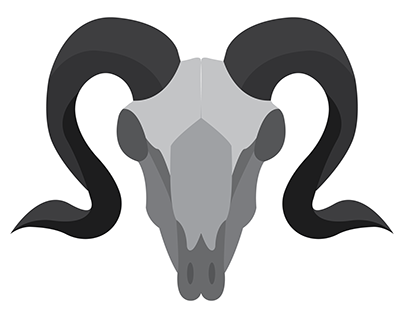Ram Skull Logo