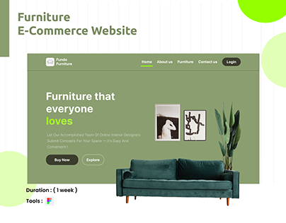 Furniture E-commerce Website