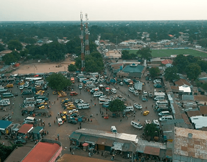 Drone shoot of The Gambia