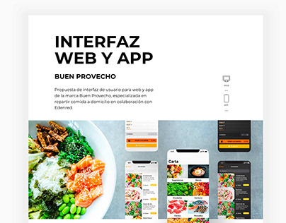 Interfaz de usuario web y app