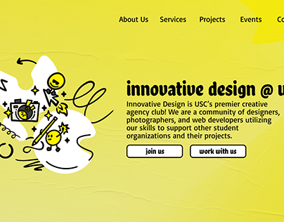 Innovative Design at USC Website Hero