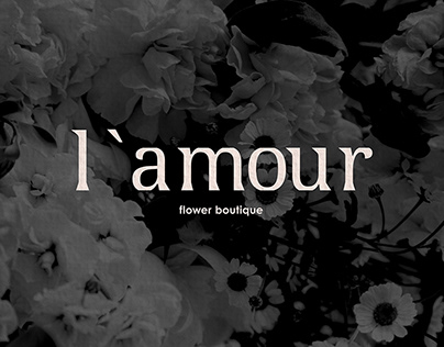 L`amour | flower Boutique branding